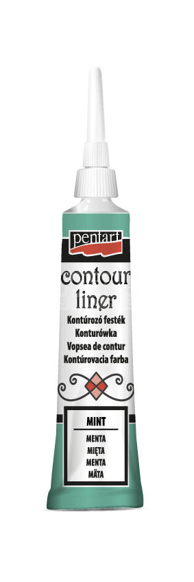 Pentart Contour Liner 20 Ml Mint