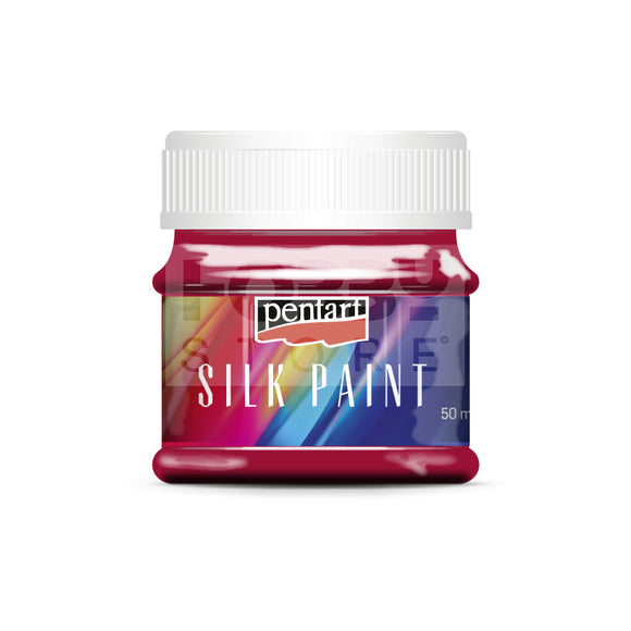 Pentart Silk Paint 50 Ml, Carmine