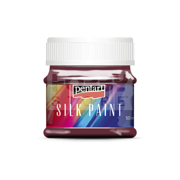 Pentart Silk Paint 50 Ml, Red Wine