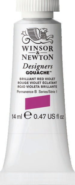 Winsor & Newton Gouache Brilliant Red Violet 14Ml