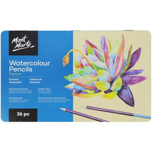 Mont Marte Watercolour Pencils 36Pcs