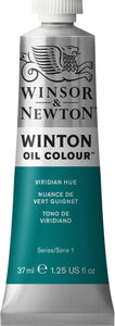 Winsor & Newton Winton Oil Colour Viridian Hue Phthalo 37Ml