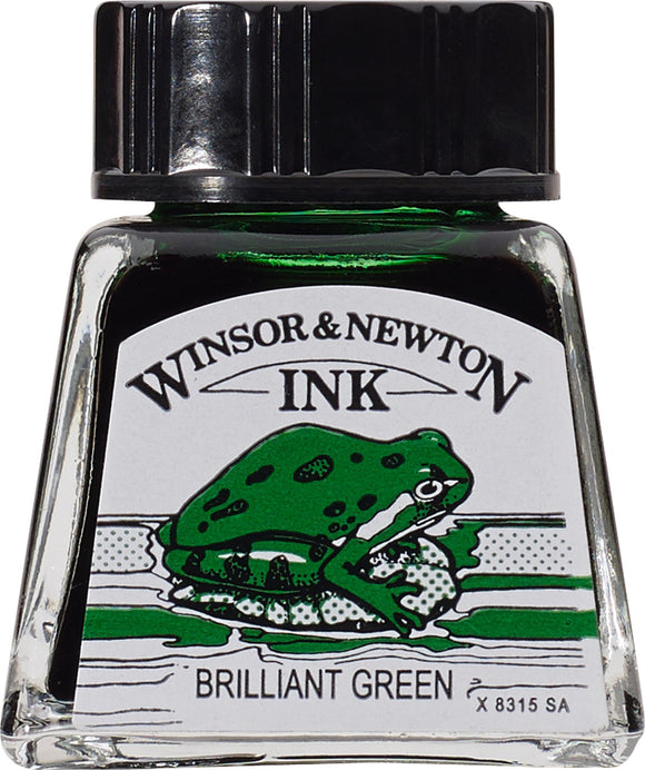 Winsor & Newton Drawing Ink Brilliant Green 14Ml