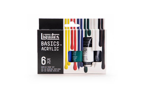 Liquitex Basics Acrylic  6X22Ml Set