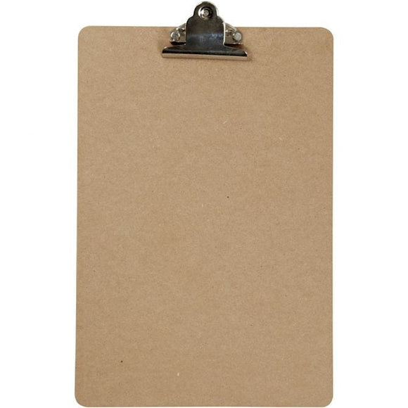 Clipboard, A4 21X34 Cm, Thickness 3 Mm, Mdf, A4, 1Pc