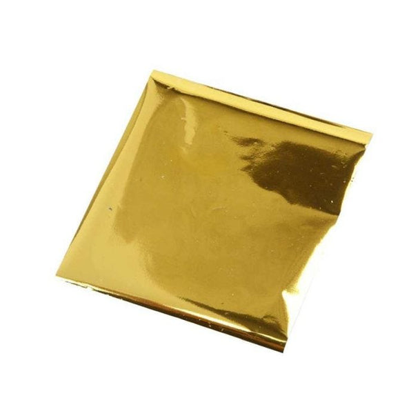 Art And Craft Foil, Sheet 10X10 Cm, Gold, 30Sheets, 1Pack