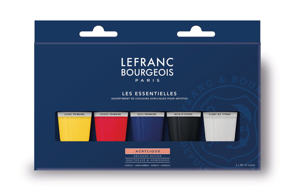 Lefranc & Bourgeios Fine Acrylic 5X80Ml Set