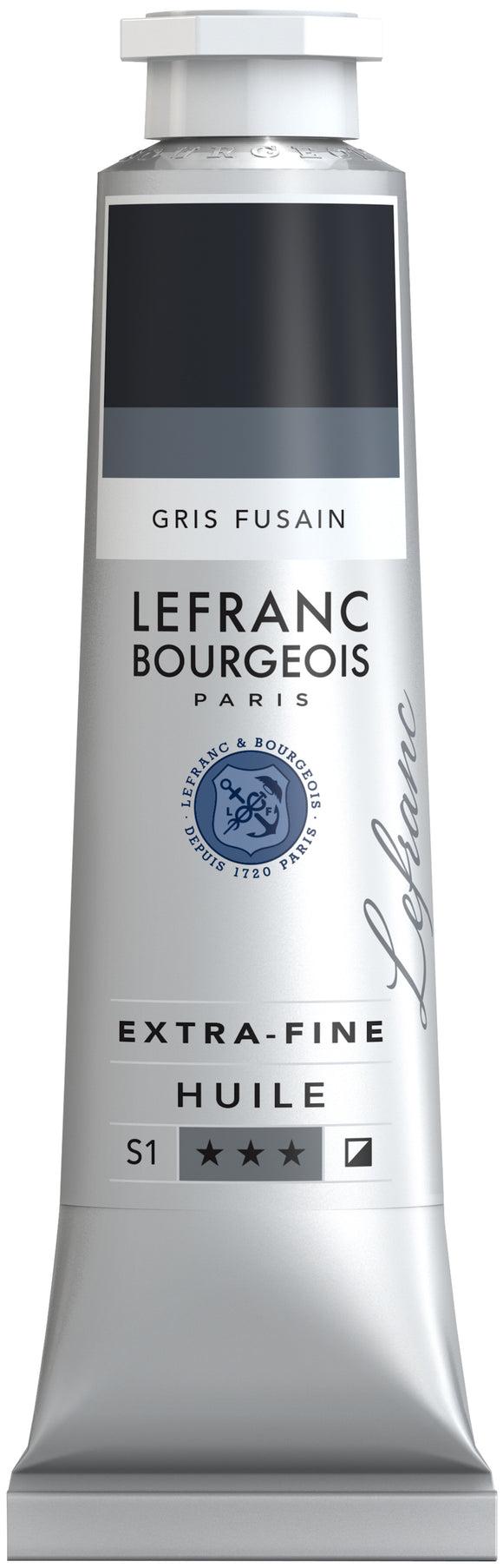 Lefranc & Bourgeois Extra-Fine Oil 40Ml Charcoal Grey