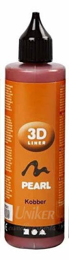 3D Liner, Metallic Pearl-Copper, 100Ml