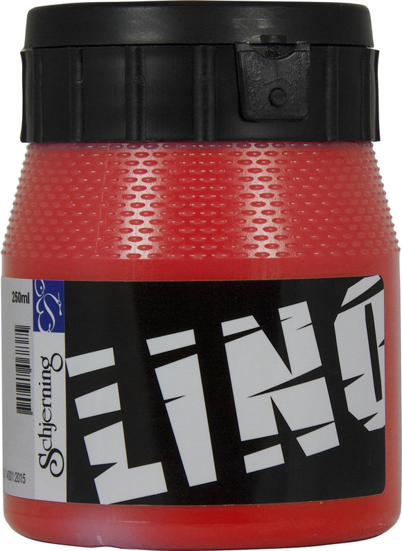Block Printing Ink, 1X250 Ml, Red Colour