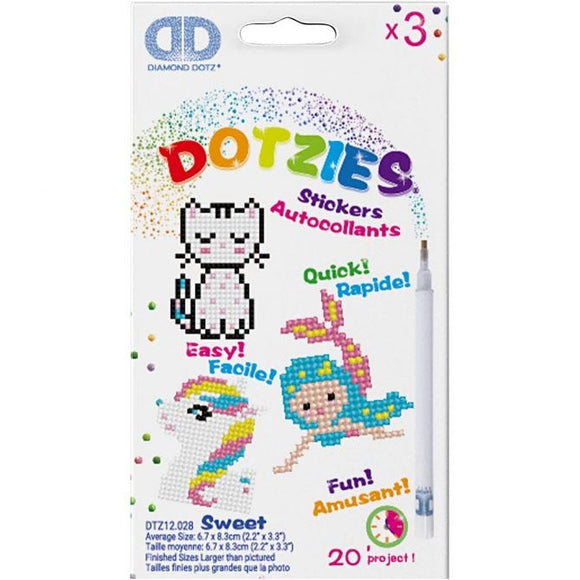 Diamond Dotz, Size 18X10 Cm, Kitten, Mermaid