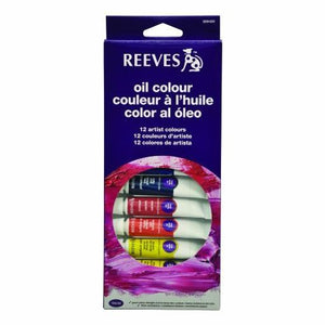 Reeves 12X10Ml Oil Colour Tube Hang