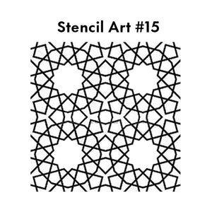Arabic Stencil - Design 15, A3