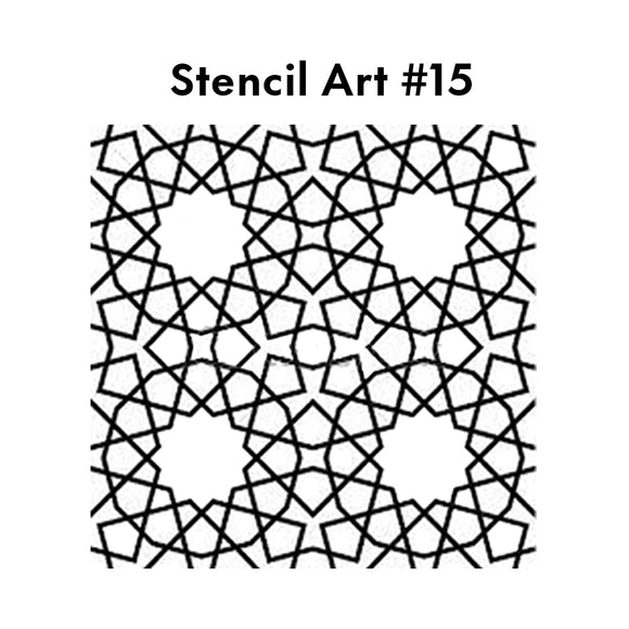 Arabic Stencil - Design 15, A3