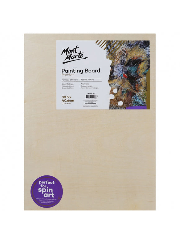 Mont Marte Premium Painting Board 30.5X40.6Cm (12 X 16In)