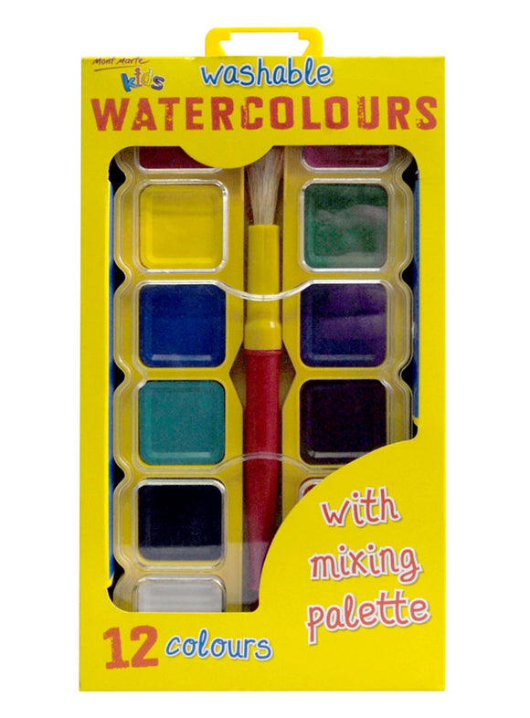 Mont Marte Kids Colour Watercolour Block Set 14Pcs