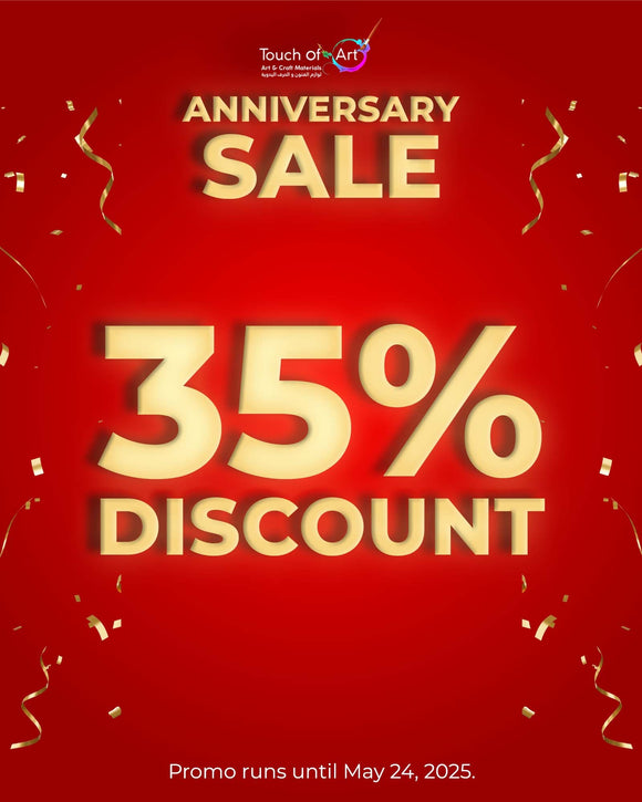 ANNIVERSARY SALE - 35% DISCOUNT