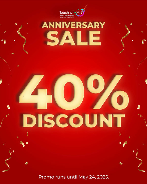 ANNIVERSARY SALE - 40% DISCOUNT