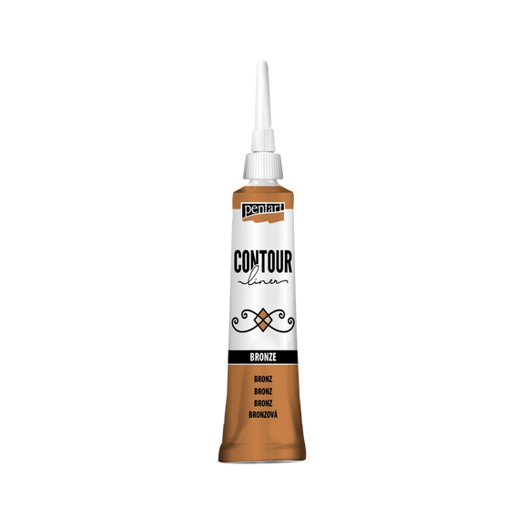 Pentart Contour Liner 20 Ml Bronze