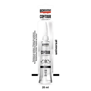 Pentart Contour Liner 20 Ml White