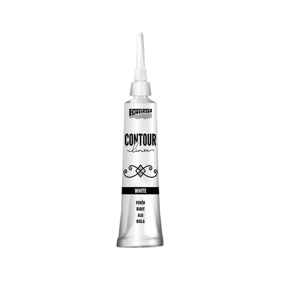 Pentart Contour Liner 20 Ml White