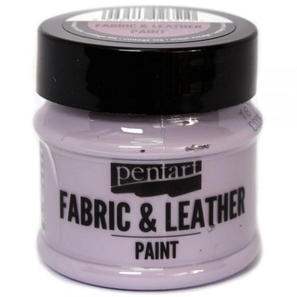 Pentart Fabric And Leather Paint 50 Ml Vintage Purple