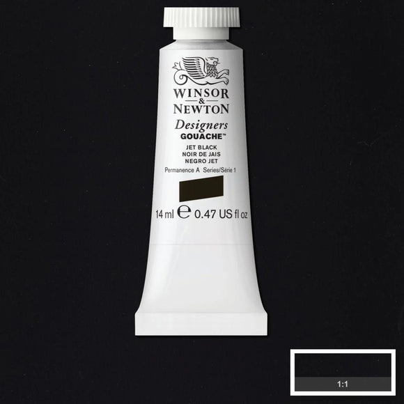 Winsor & Newton Gouache Jet Black 14ml