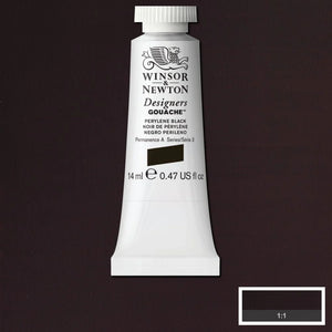 Winsor & Newton Gouache Perylene Black 14ml