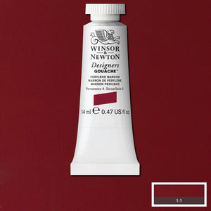 Winsor & Newton Gouache Perylene Maroon 14ml
