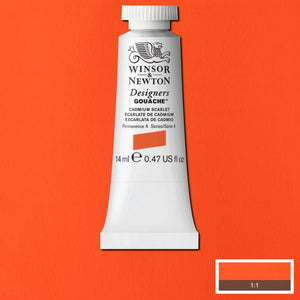 Winsor & Newton Gouache Cadmium Scarlet 14ml