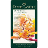 Faber-Castell Polychromous Artists' Colour Pencils (Tin of 12)