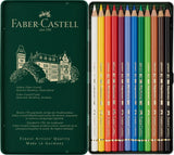 Faber-Castell Polychromous Artists' Colour Pencils (Tin of 12)