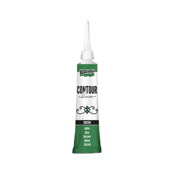 Pentart Contour Liner 20 Ml Green