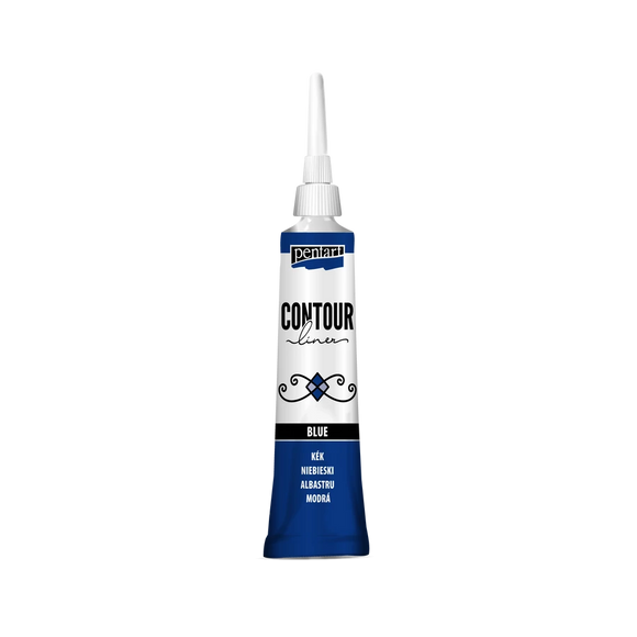 Pentart Contour Liner 20 Ml Blue