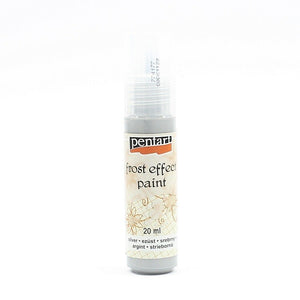 Pentart Frost Effect Paint 20ml silver