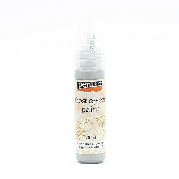 Pentart Frost Effect Paint 20ml silver