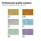 Winsor & Newton Metallic Marker 6 Set