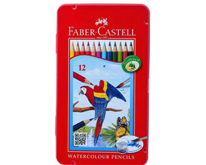 Faber Castell Watercolour Pencils (Tin of 12)