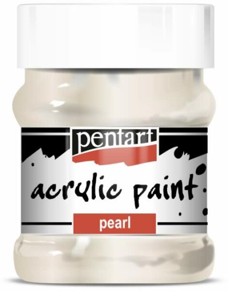 Pentart Acrylic Paint Pearl 230 Ml White