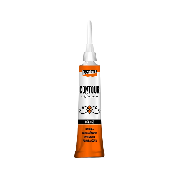 Pentart Contour Liner 20 Ml Orange