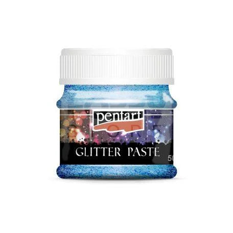 Pentart Glitter Paste Fine 50 Ml Light Blue
