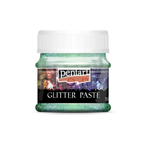 Pentart Glitter Paste Fine 50 Ml Light Green