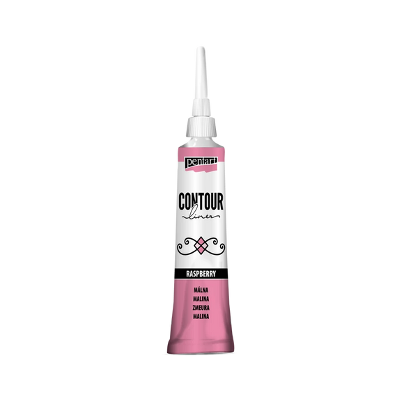Pentart Contour Liner 20 Ml Raspberry