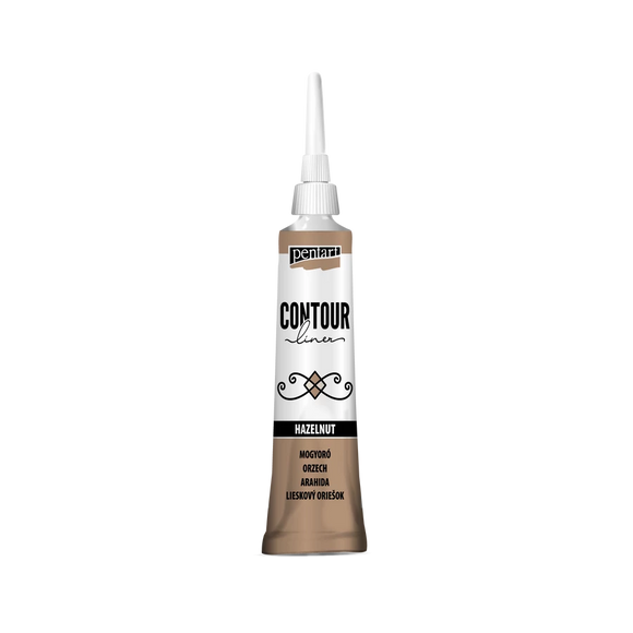Pentart Contour Liner 20 Ml Hazelnut