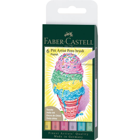 Faber-Castell Pitt Artist Pens Brush (Pastel)