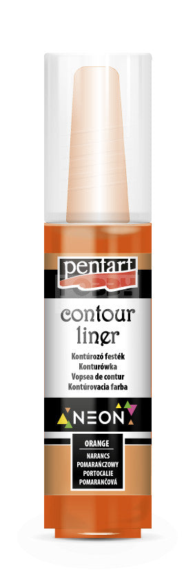 Pentart Contour Liner 20 Ml Neon Orange