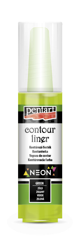 Pentart Contour Liner 20 Ml Neon Green
