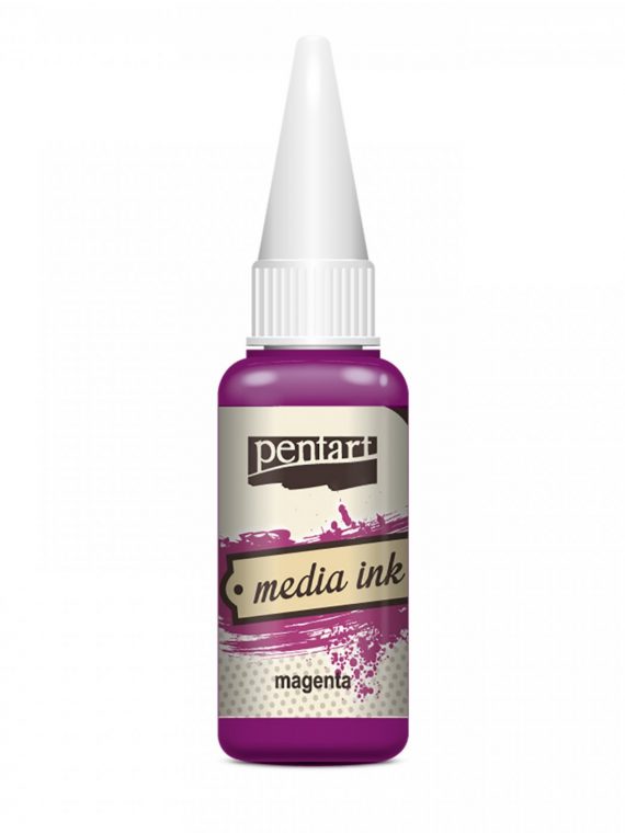 Pentart Media Ink 20 Ml Magenta