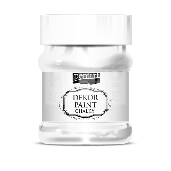 Pentart Dekor Paint Chalky 230 Ml White