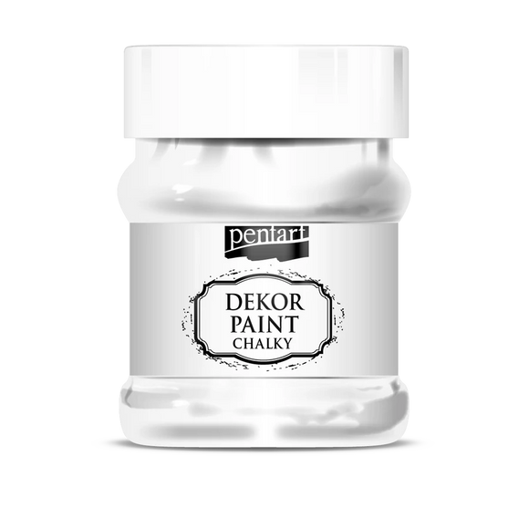 Pentart Dekor Paint Chalky 230 Ml White